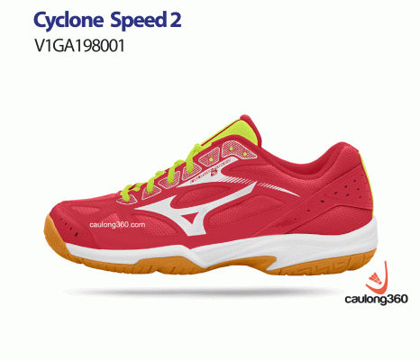 Giày Mizuno CYCLONE SPEED đỏ trắng