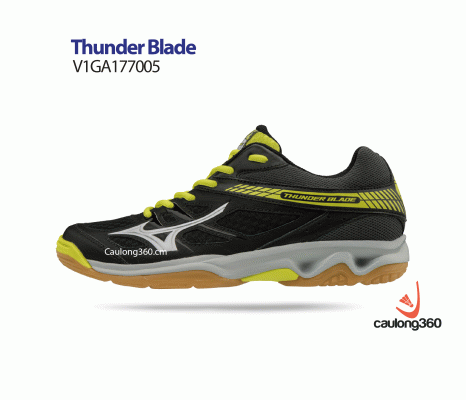 Giày Mizuno THUNDER BLADE đen bạc