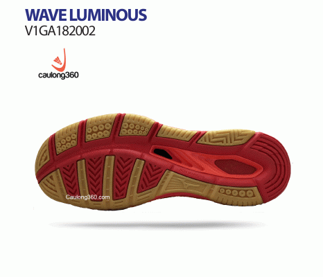 Giày cầu lông Mizuno WAVE LUMINOUS đỏ trắng