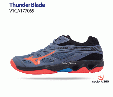 Giày Mizuno THUNDER BLADE xám đỏ