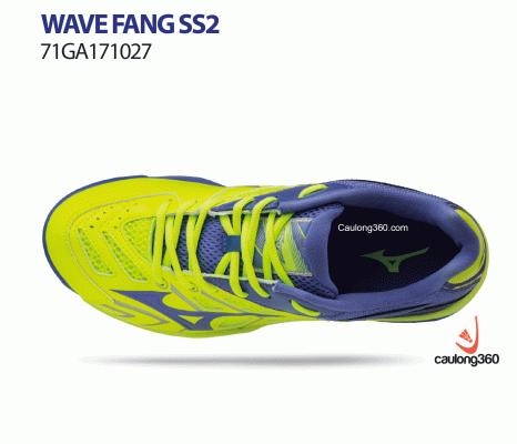 Giày Mizuno WAVE FANG SS2 vàng xanh