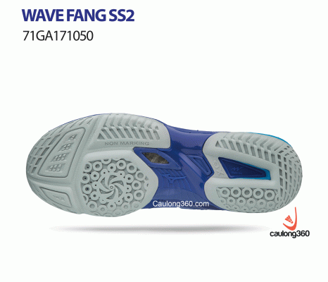 Giày Mizuno WAVE FANG SS2 xanh vàng