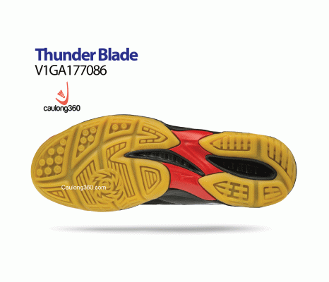  Giày Mizuno THUNDER BLADE đen đỏ 