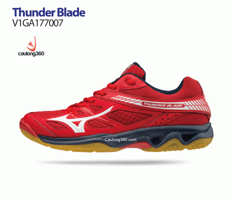 Giày Mizuno THUNDER BLADE đỏ trắng