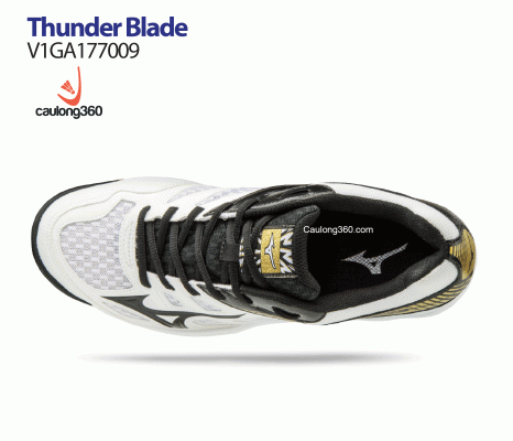 Giày Mizuno THUNDER BLADE trắng đen