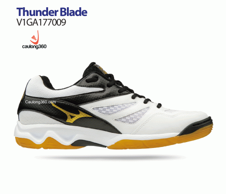 Giày Mizuno THUNDER BLADE trắng đen