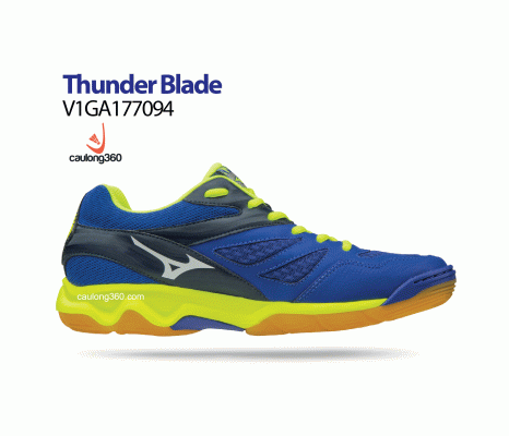  Giày Mizuno THUNDER BLADE xanh vàng