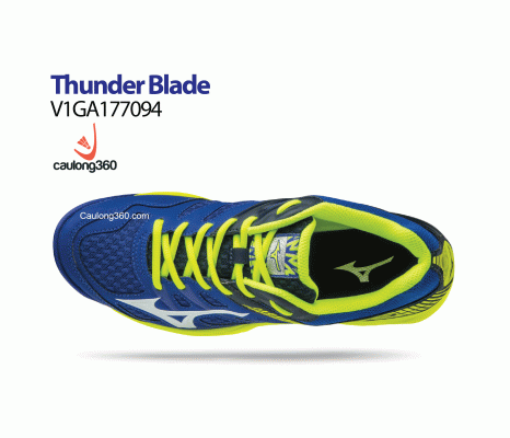 Giày Mizuno THUNDER BLADE xanh vàng