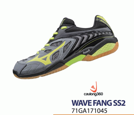 Giày Mizuno WAVE FANG SS2 xám vàng