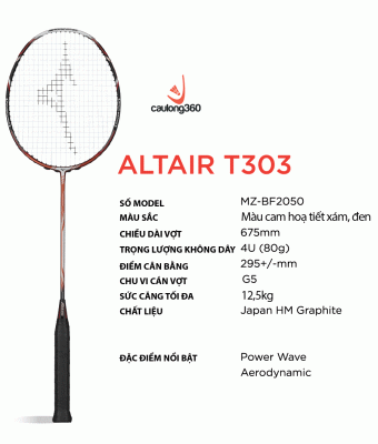 vợt cầu lông Mizuno ALTAIR T303