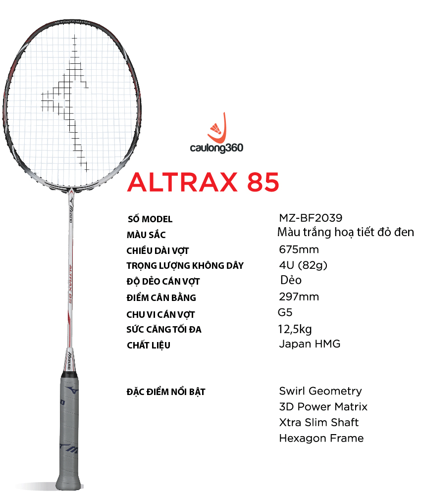 mizuno altrax 85