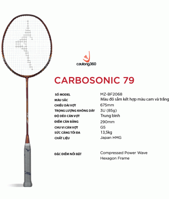 vợt cầu lông Mizuno CARBOSONIC 79