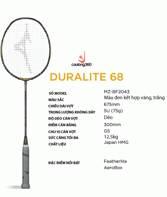 vợt cầu lông Mizuno DURALITE 68