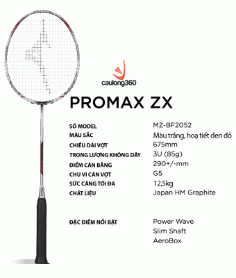 Vợt cầu lông Mizuno PROMAX ZX