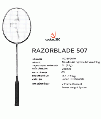 vợt cầu lông Mizuno RAZORBLADE 507