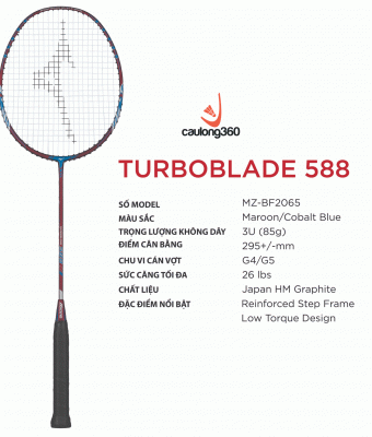 Vợt cầu lông Mizuno TUBORBLADE 588