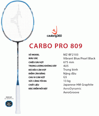 Vợt Mizuno CARBO PRO 809