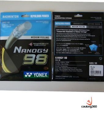 Cước đan vợt Yonex Nanogy BG98