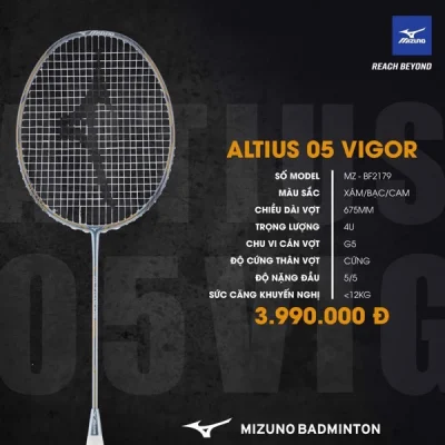 Vợt cầu lông ALTIUS 05 VIGOR MIZUNO