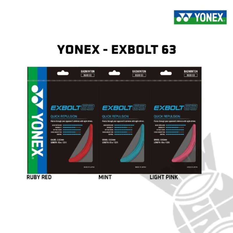 cước cầu lông tốt nhất Yonex Exbolt 63