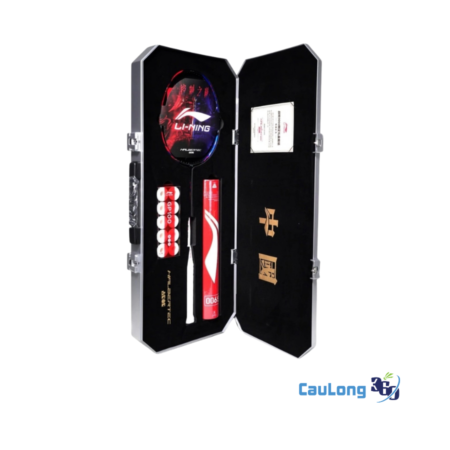 Set vợt cầu lông Lining Halbertec 9000 Limited - Olympic Paris 2024 (1)